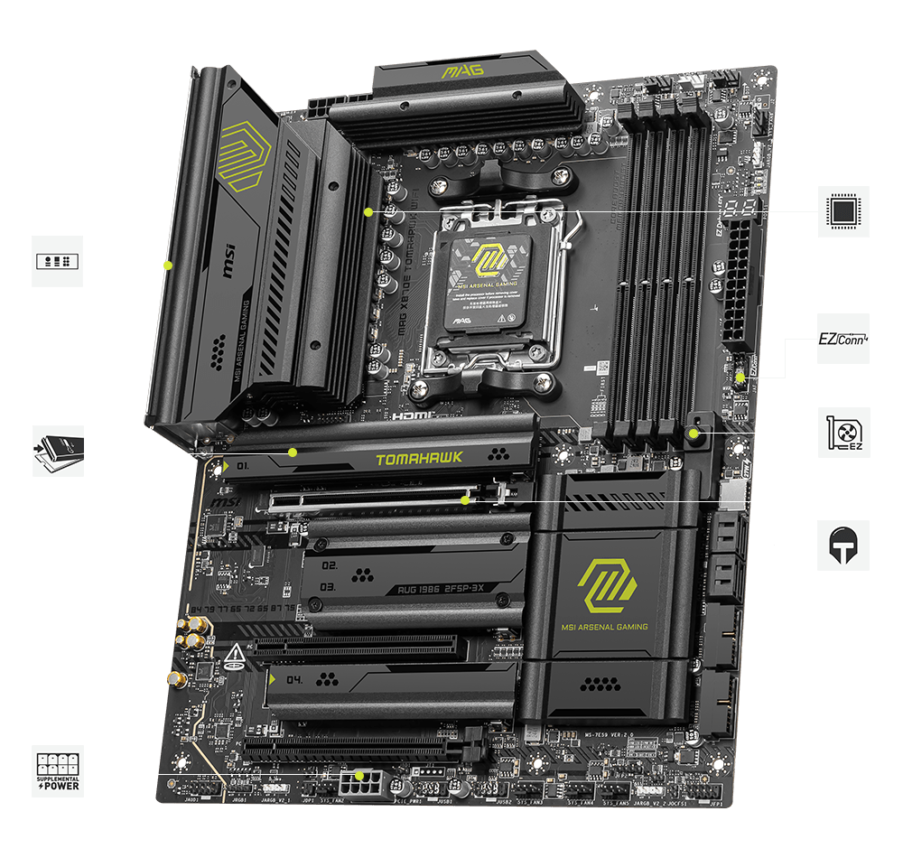 msi mag x870e Tomahawk wifi