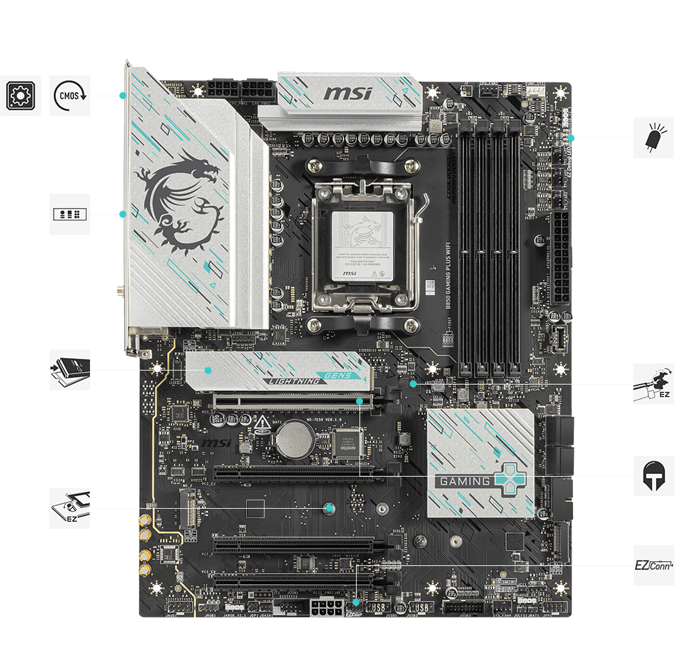 MSI B850 gaming plus hero Thermal