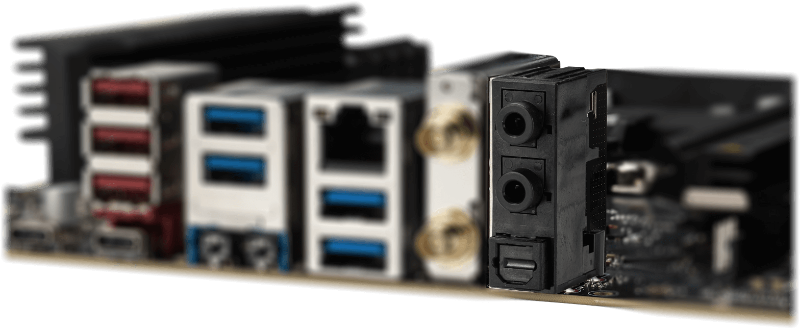MSI Isolated Analogy Structure for Audio Connectors