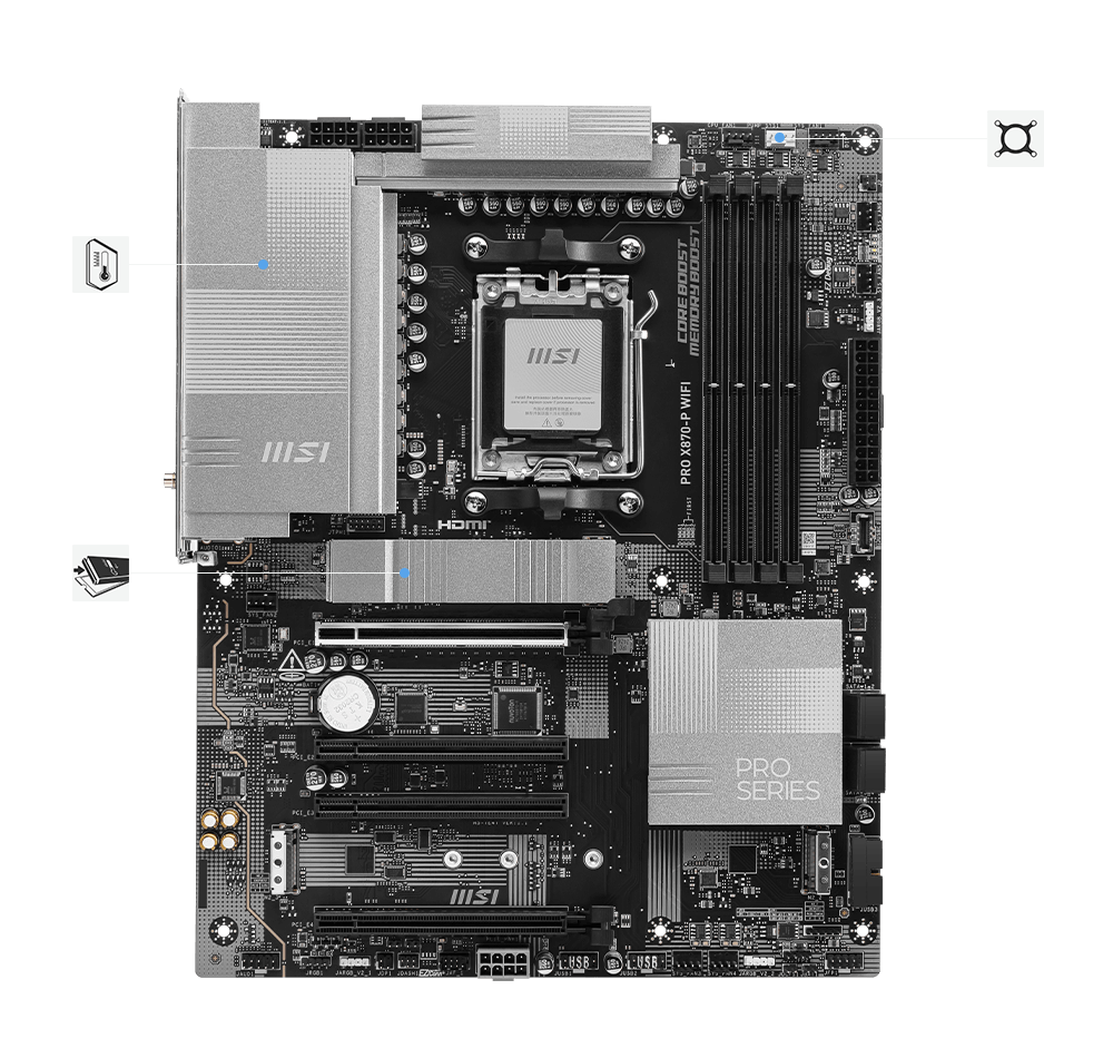 msi pro x670-p wifi stable features