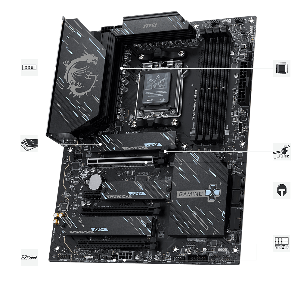 MSI X870 Tomahawk wifi Features