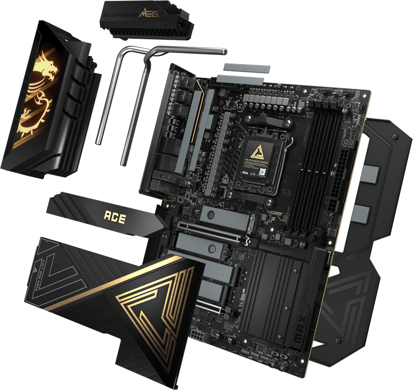 MEG X870E ACE MAX - cooling