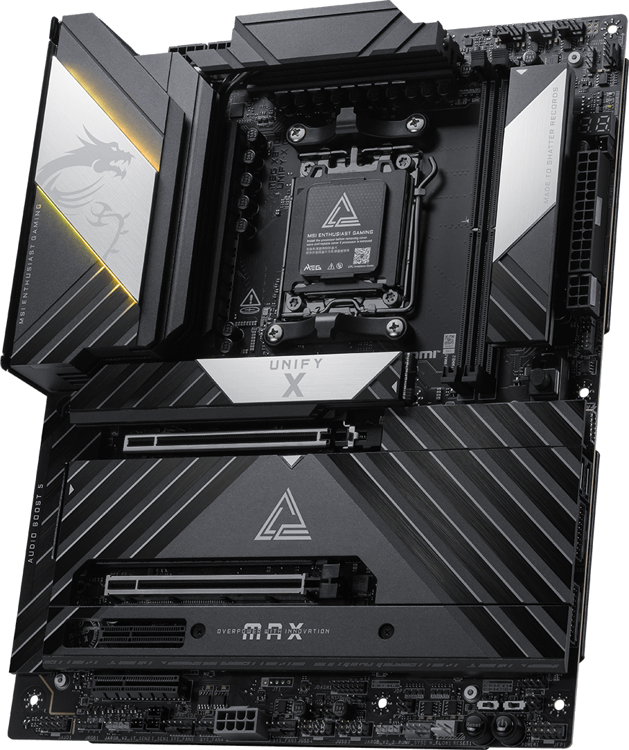 MEG X870E UNIFY-X MAX RGB 效果