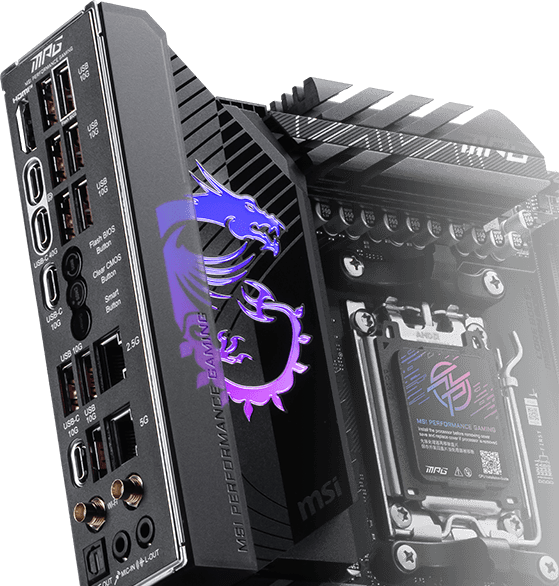 Pre-Installed I/O Shield