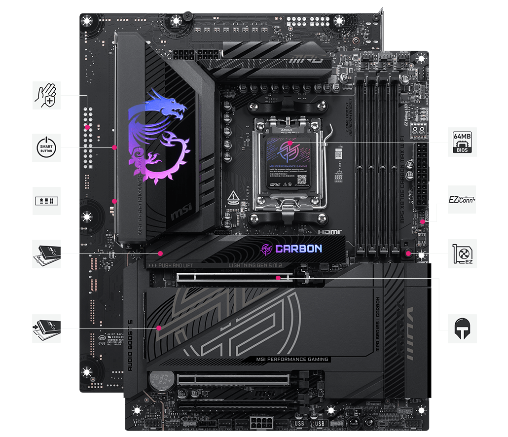 msi MPG X870E CARBON MAX WIFI