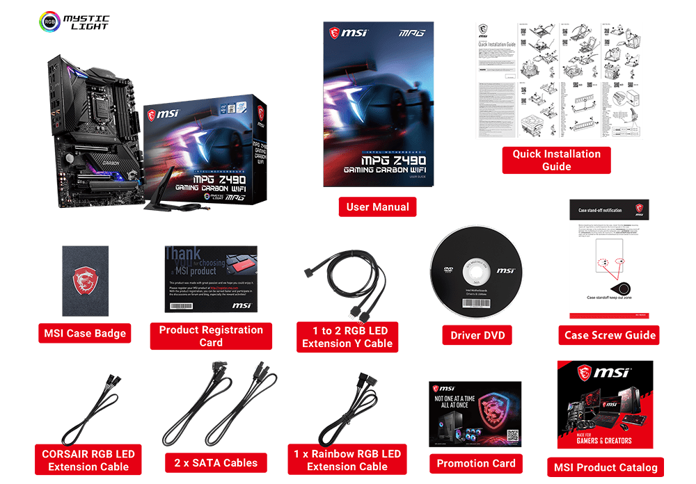 MPG Z490 CARBON WIFI