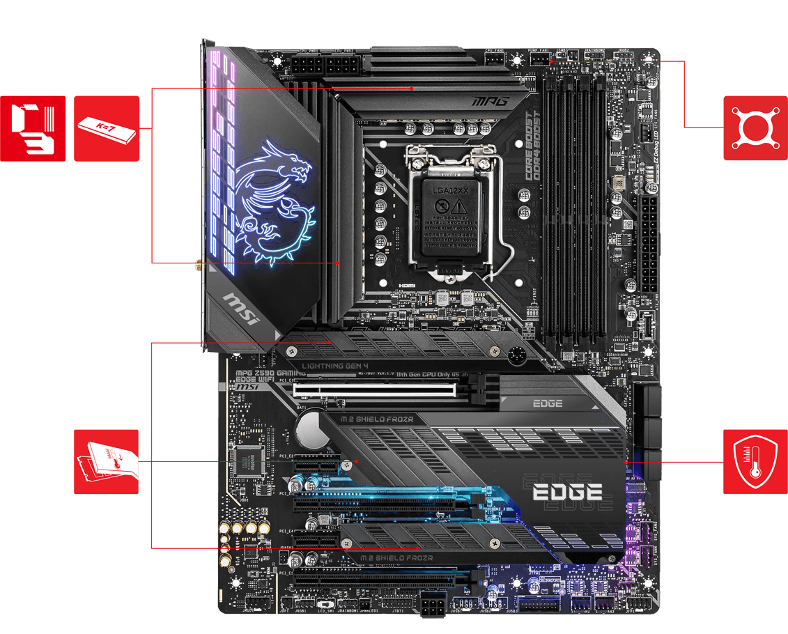 MPG Z590 GAMING CARBON WIFI