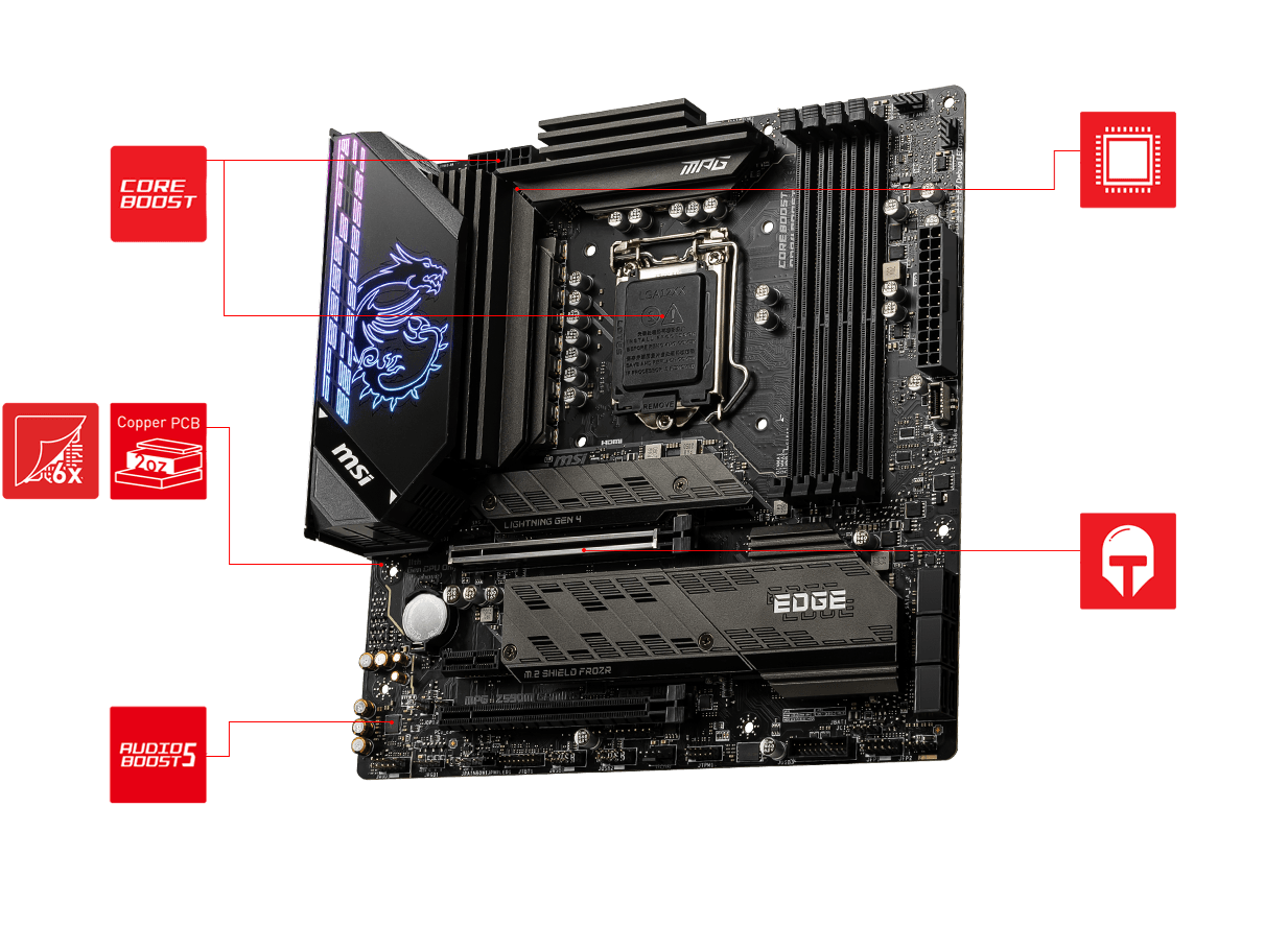MPG Z590 GAMING CARBON WIFI