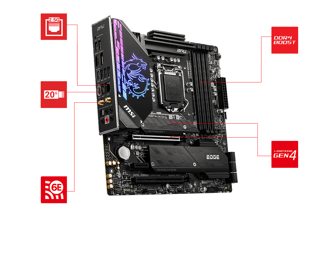 MPG Z590 GAMING CARBON WIFI