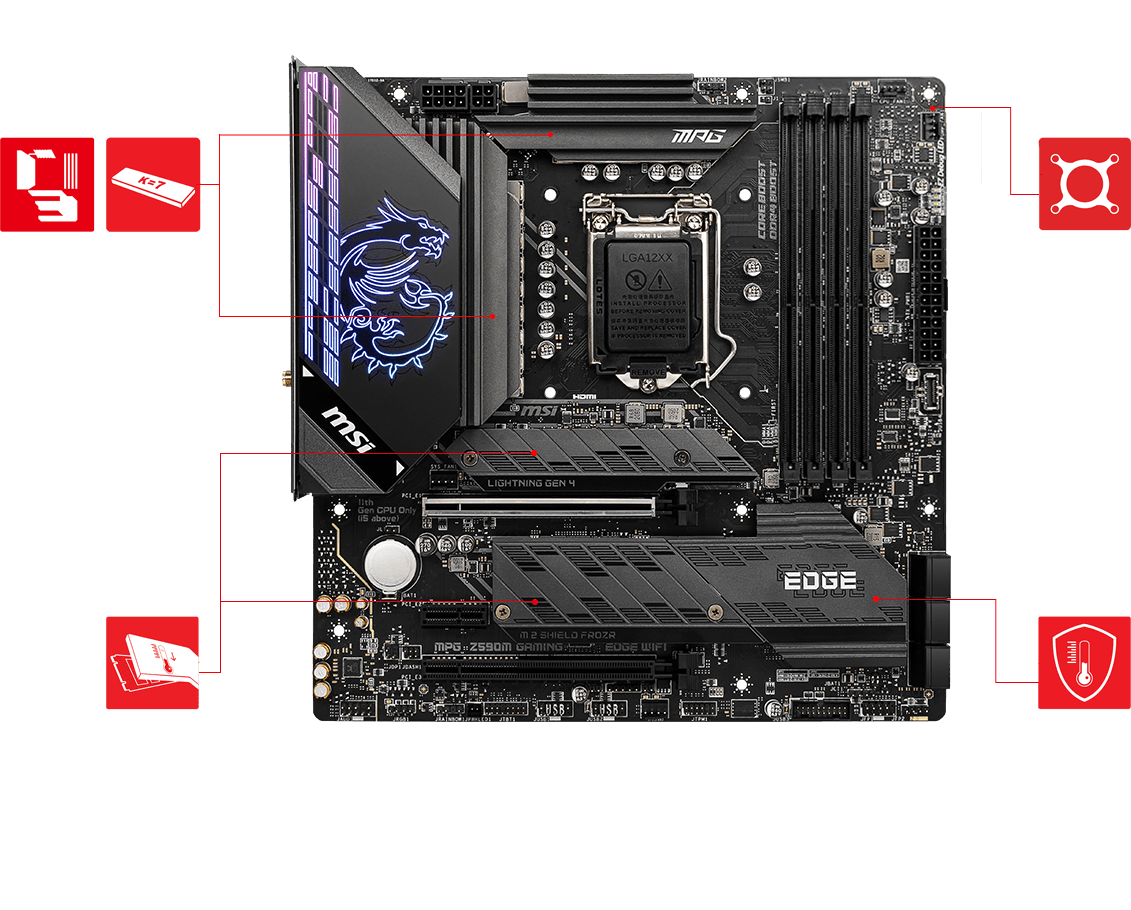 MPG Z590 GAMING CARBON WIFI