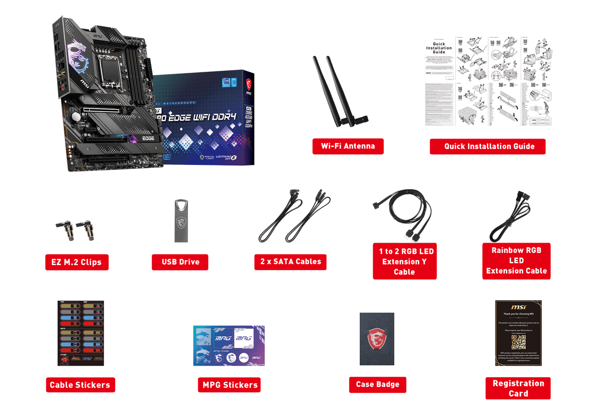 MPG Z690 CARBON WIFI package