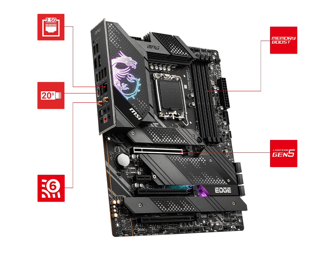 MPG Z690 EDGE WIFI motherboard
