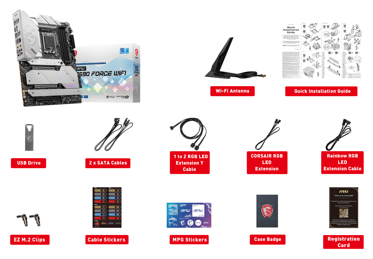 MPG Z690 Force WIFI package