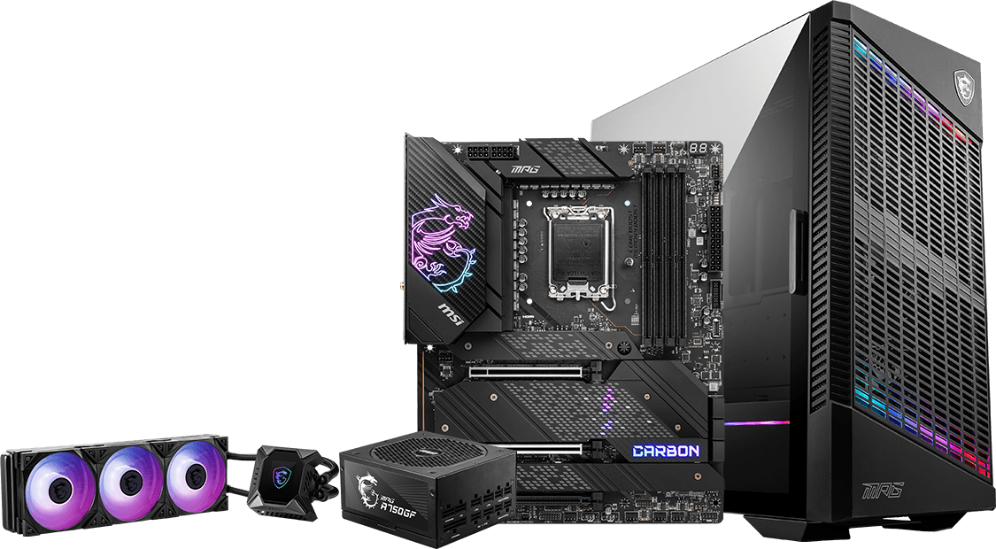 MPG Z690 CARBON WIFI with msi products