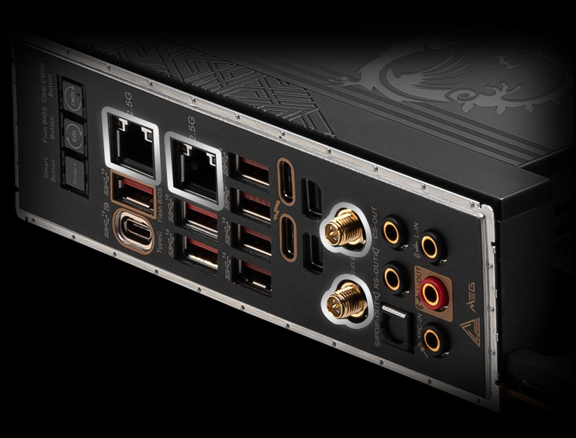 lan 2.5g wifi low-latency network with natenna