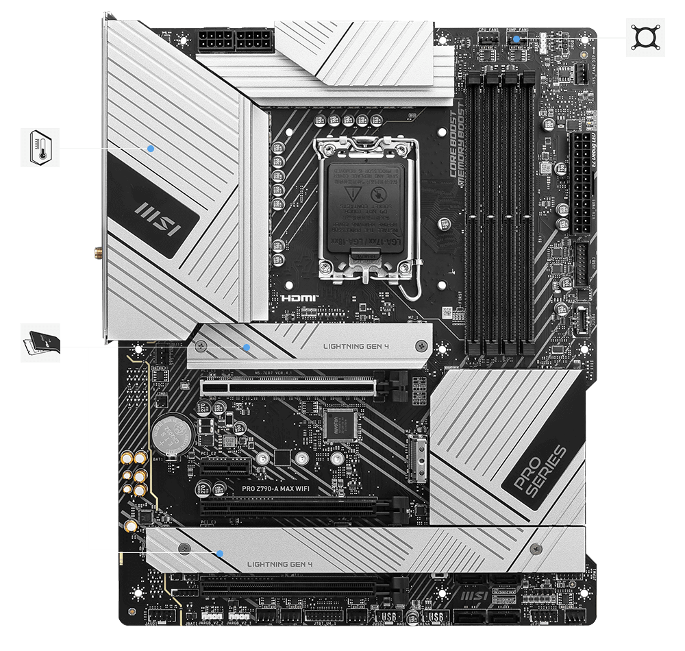 msi pro Z790-a wifi stable features