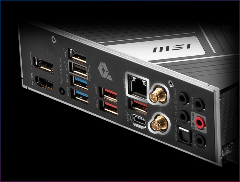 msi Pro z790-a wifi ddr4 lan 2.5g wifi low-latency network with natenna