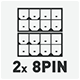 2x 8 Pin Power Connectors icon