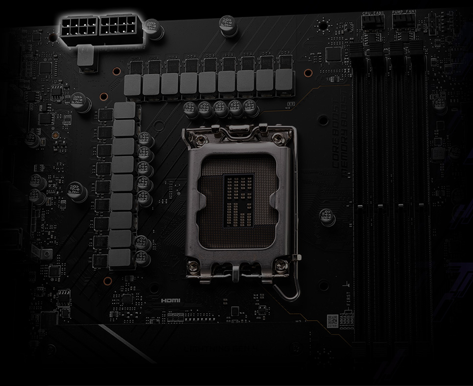 MSI Pro z790-a wifi double power connection