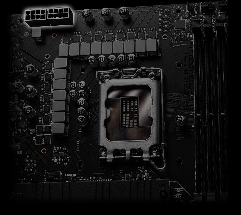 MSI Pro x670-p wifi double power connection