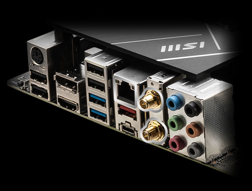 msi Pro Z790-p wifi lan 2.5g wifi low-latency network with natenna