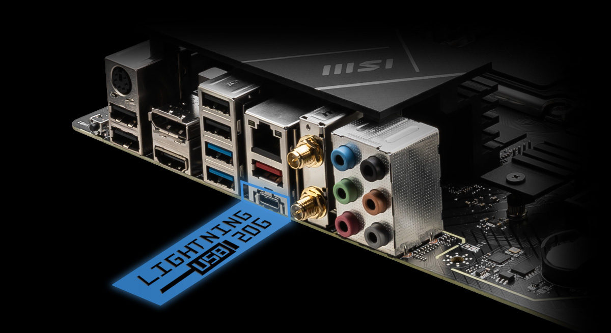 MSI PRO Z790-p wifi lighting usb 20G