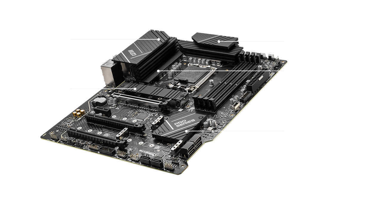 msi pro x670-p wifi cooling overview mobile