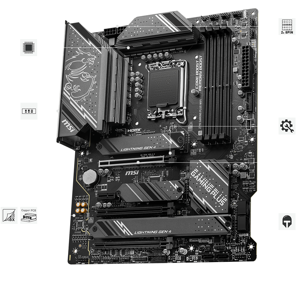 Z790 GAMING PLUS WIFI Exclusive Features