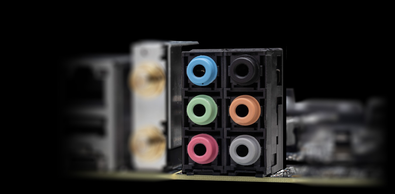 MSI Isolated Analogy Structure for Audio Connectors