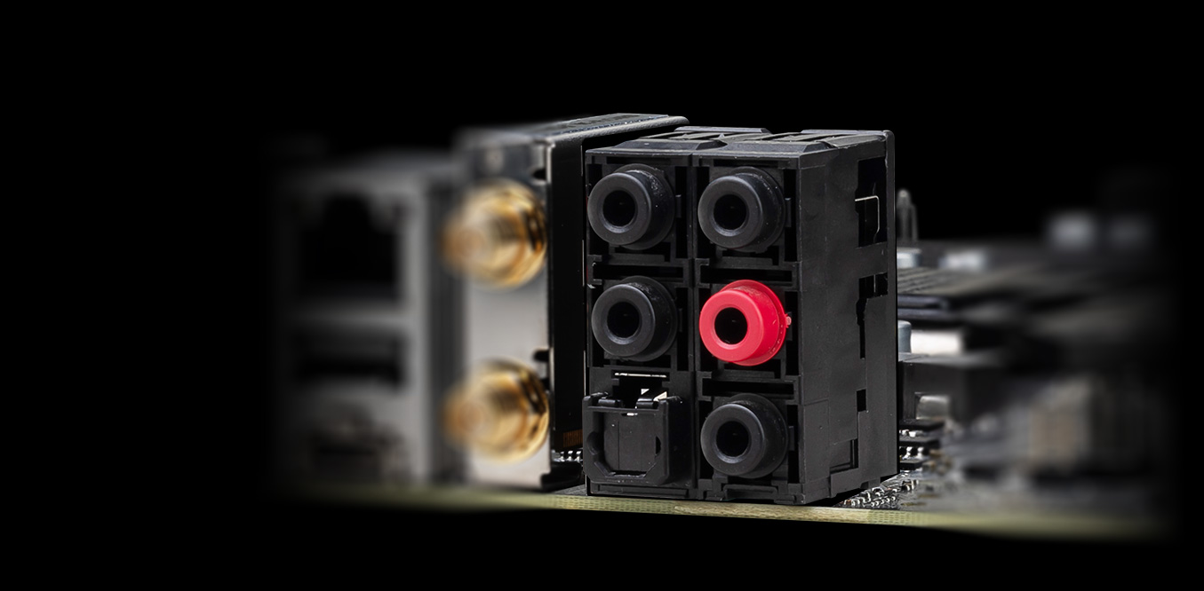 MSI Isolated Analogy Structure for Audio Connectors