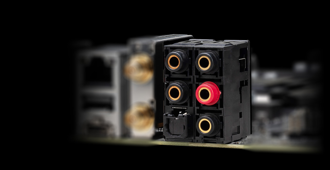 MSI Isolated Analogy Structure for Audio Connectors