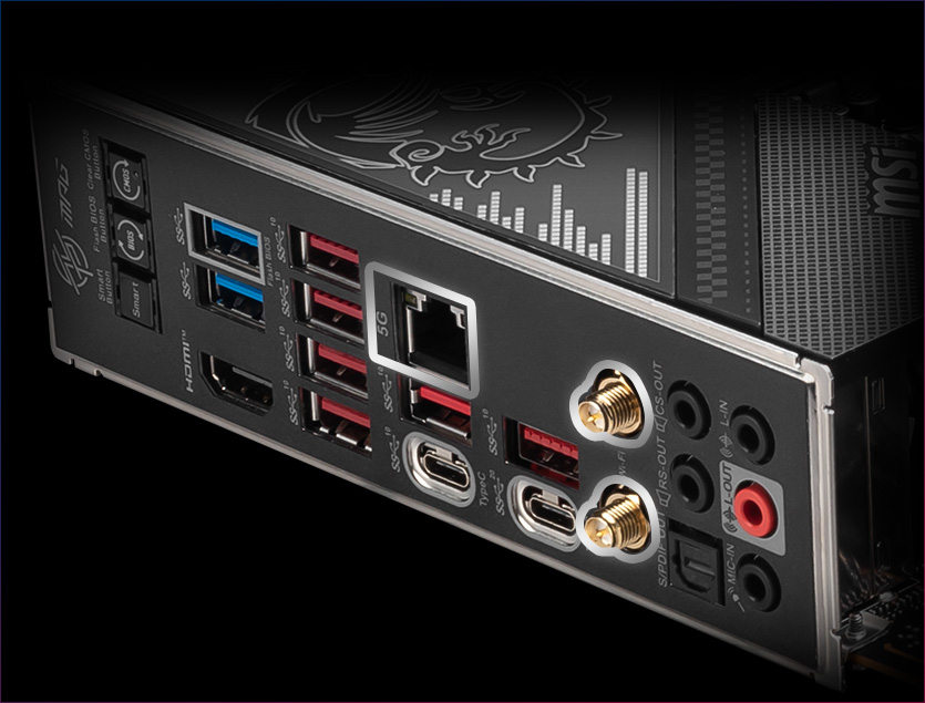 MSI z790 Carbon Max wifi II lan 5g wifi low-latency network 