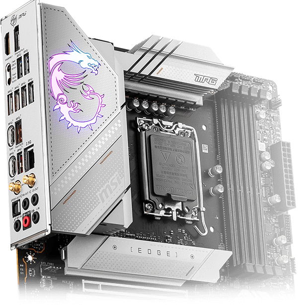 MSI Z790 Edge wifi ddr4 pre-installed io