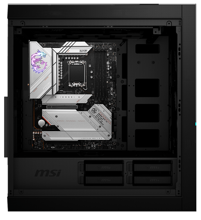 MSI Z790 Edge wifi ddr4 motherboard with MSI PC Case