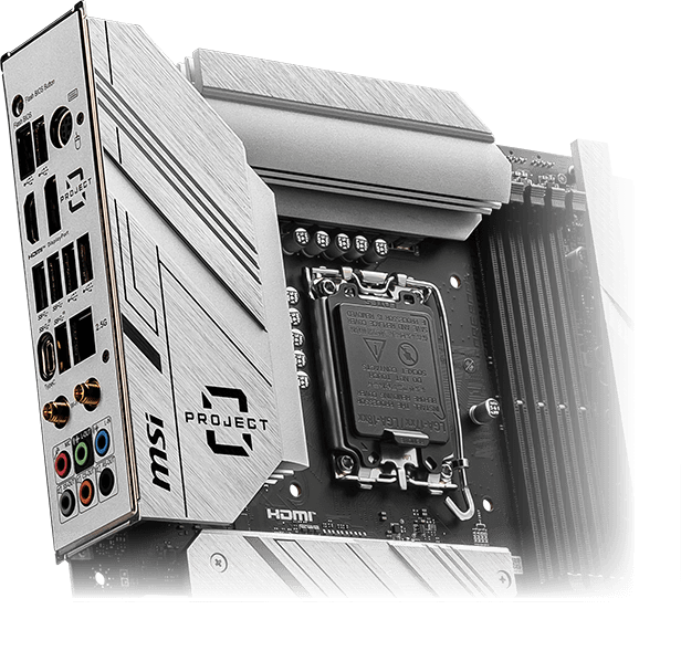 MSI Z790 Project Zero installed