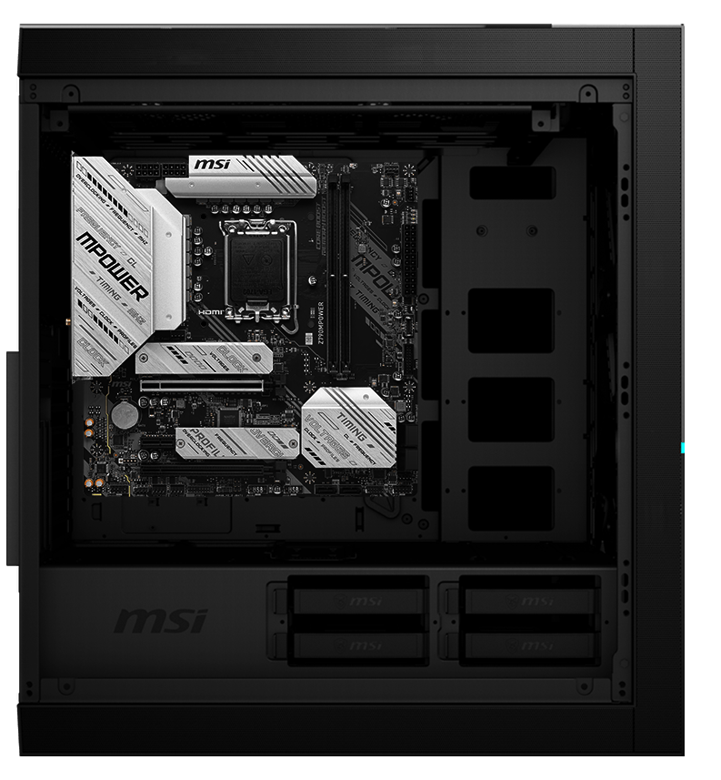 MSI Motherboard in case