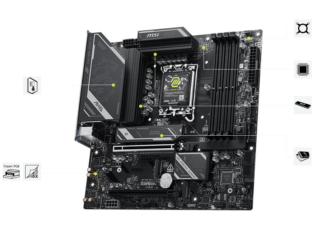 MAG Z890M GAMING PLUS WIFI