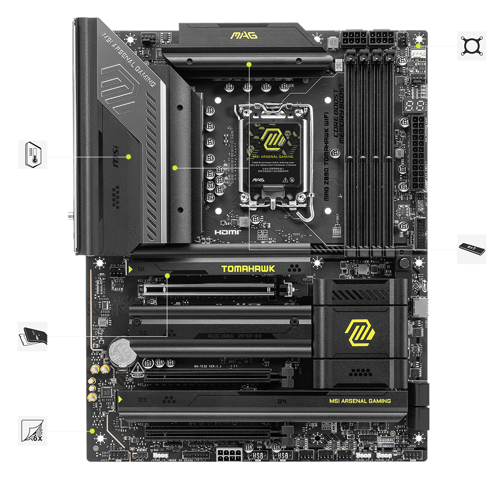 MSI Z890 Tomahake hero Thermal