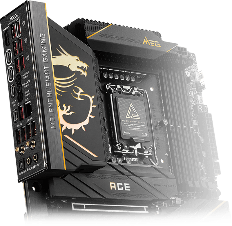 Pre-Installed I/O Shield