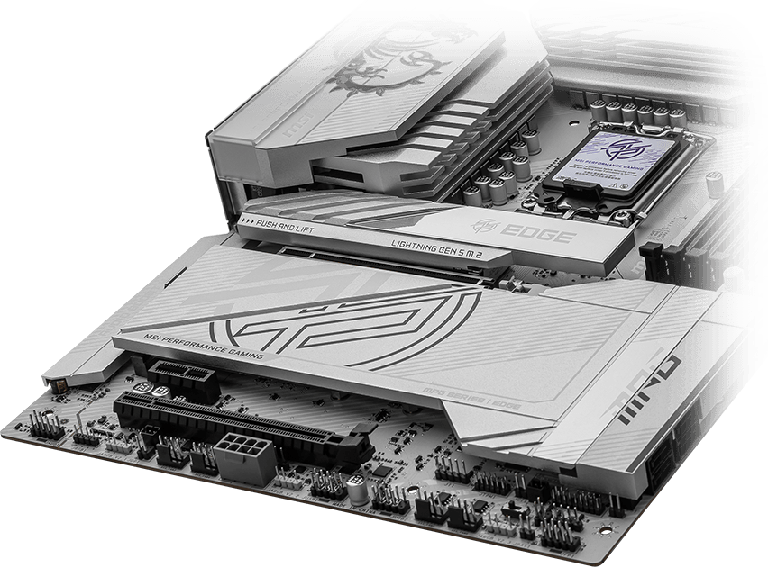MPG Z890 EDGE TI WIFI storage overview