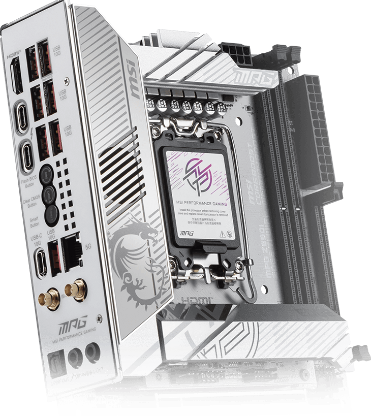 Pre-Installed I/O Shield