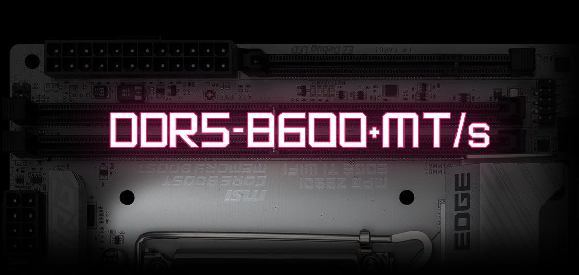 DDR5 MEMORY SUPPORT WITH HIGH PERFORMANCE