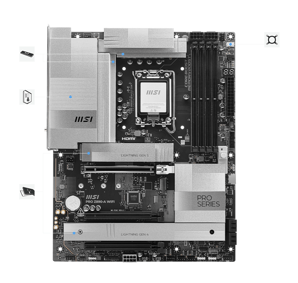 msi pro x670-p wifi stable features