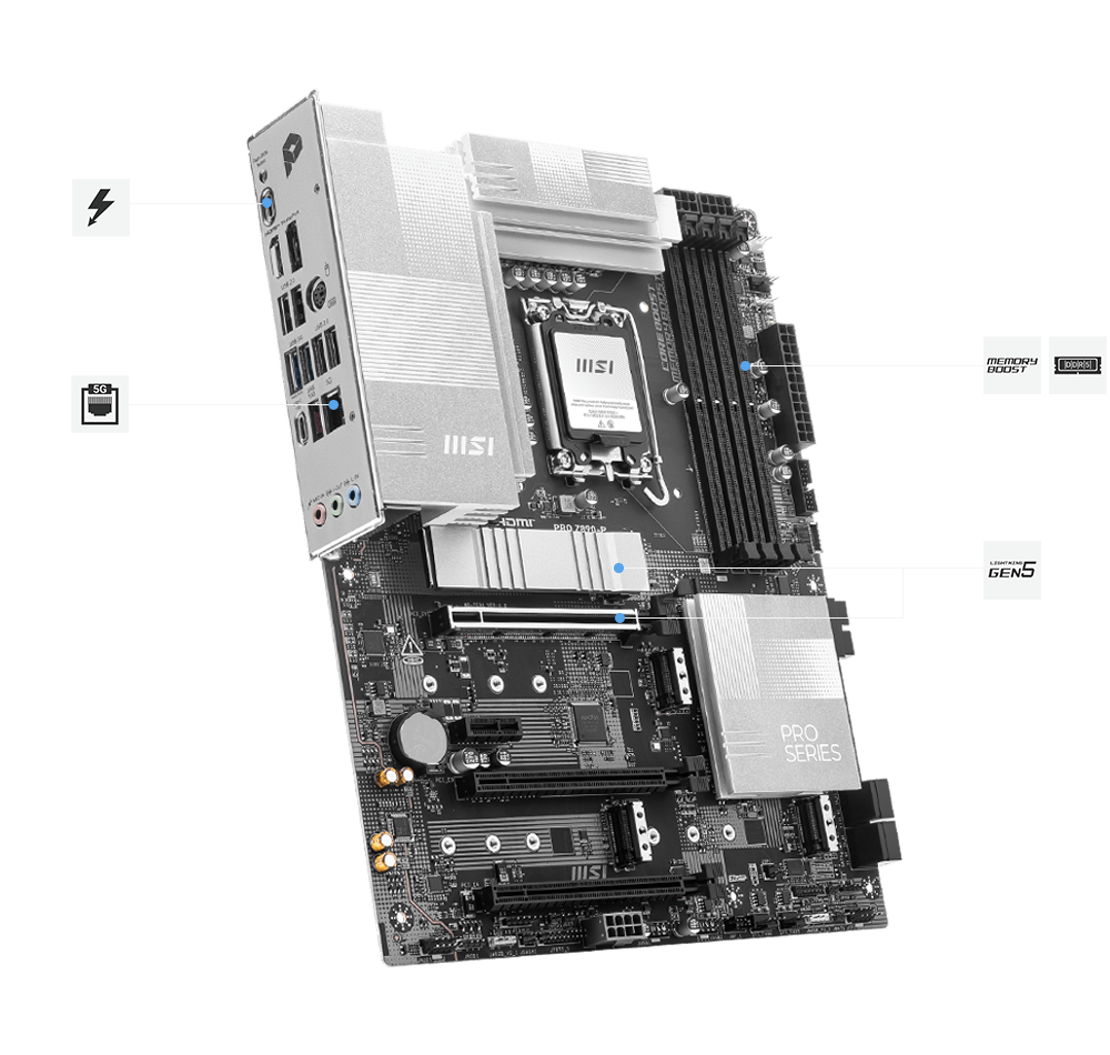 Msi Pro Z890-p High speed features
