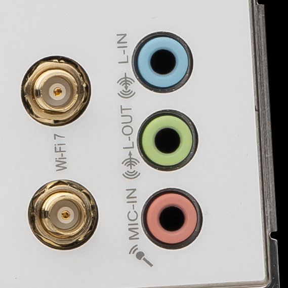 Msi Z890 audio high quality audio jacks