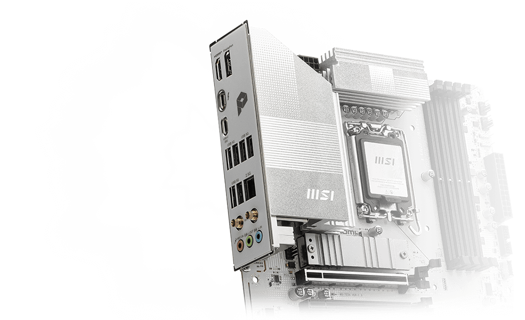 Pre-Installed I/O Shield