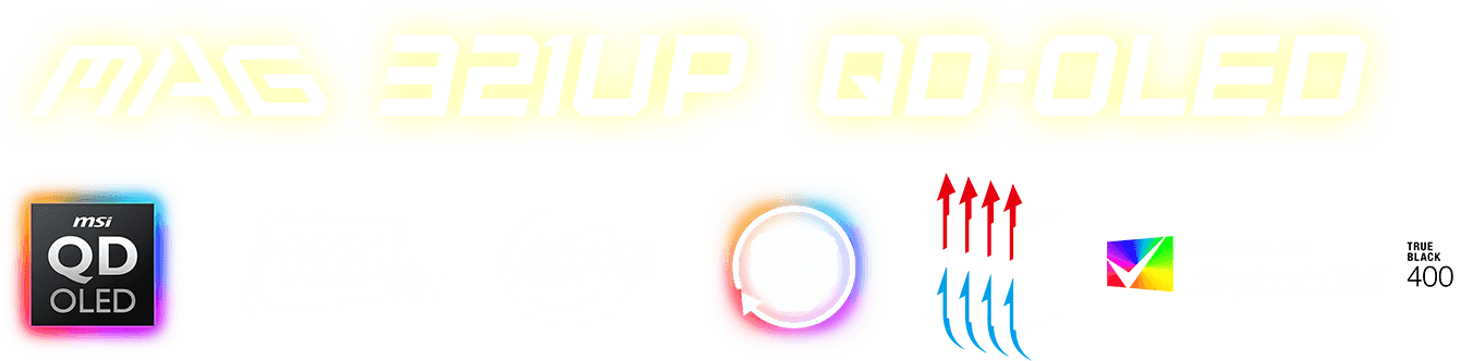 MAG 321UP Monitor icons