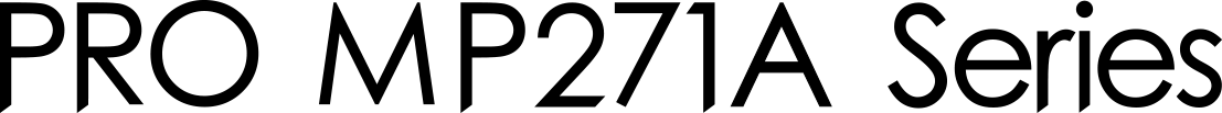 PRO MP271A Title