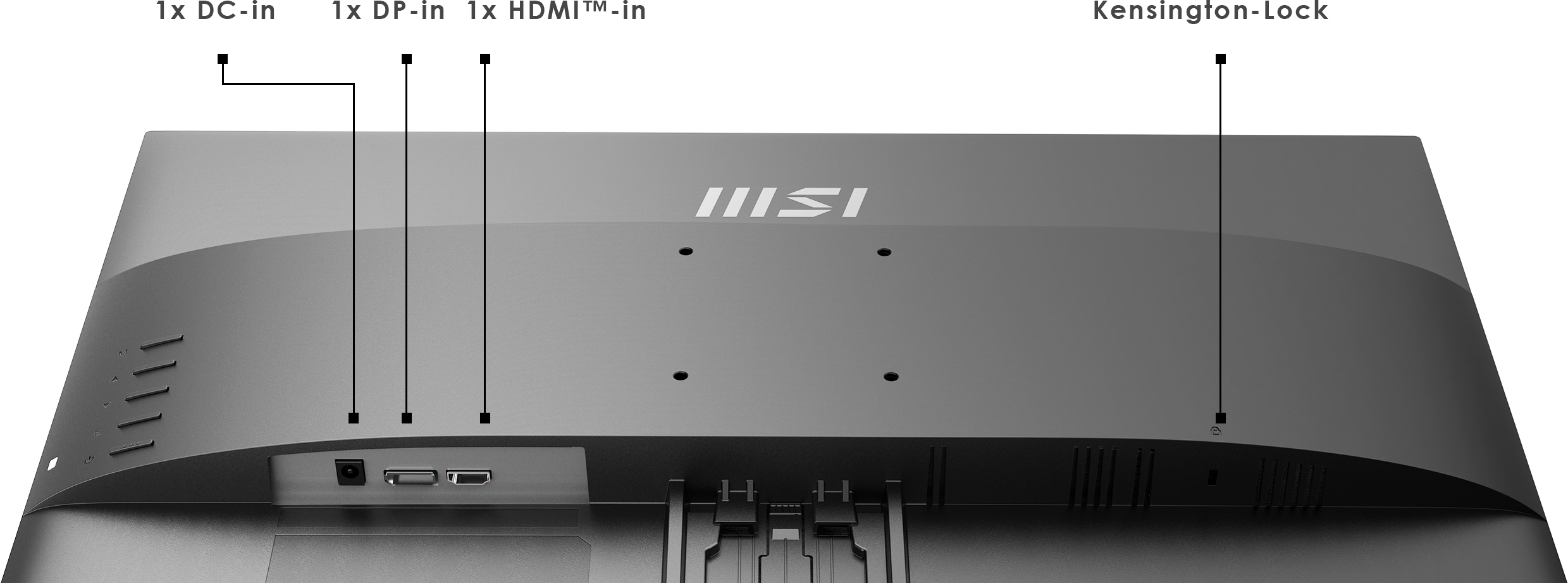 MSI PRO MP2412 Back Io