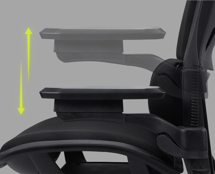 4D ARMRESTS FOR TOTAL SUPPORT